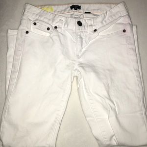 J.Crew white denim jeans size 24